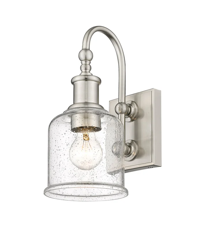 Z-Lite 734-1S-BN Bryant One Light Wall Sconce, Brushed Nickel