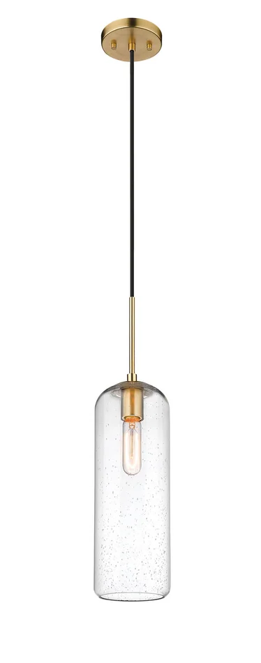 Z-Lite 738P22-HBR Monty One Light Pendant, Heritage Brass
