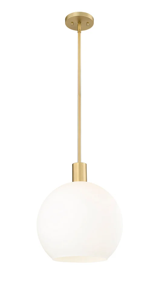 Z-Lite 7500P14-OBR Margo One Light Pendant, Olde Brass