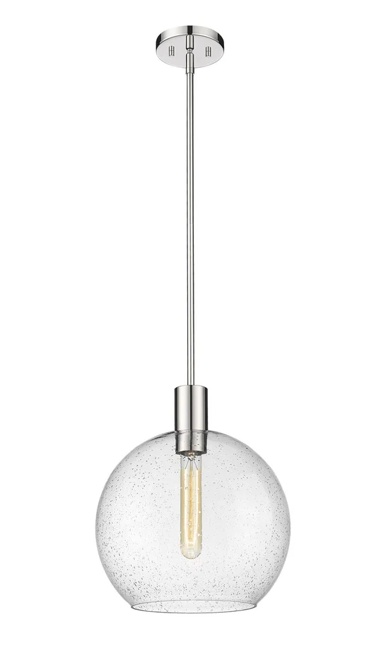 Z-Lite 7501P14-PN Margo One Light Pendant, Polished Nickel