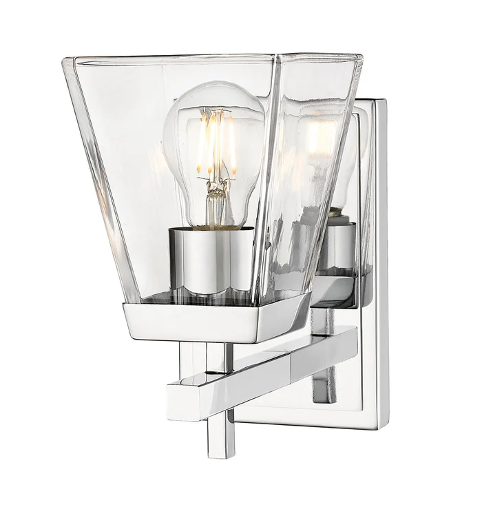 Z-Lite 819-1S-CH Lauren One Light Wall Sconce, Chrome