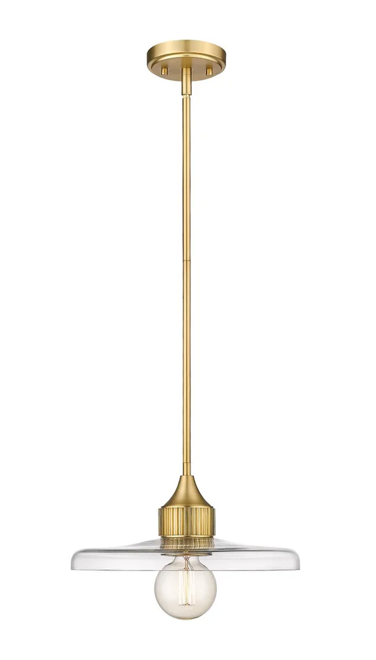 Z-Lite 821P14-OBR Paloma One Light Pendant, Olde Brass