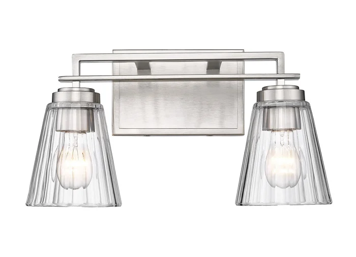 Z-Lite 823-2V-BN Lyna Two Light Vanity, Brushed Nickel