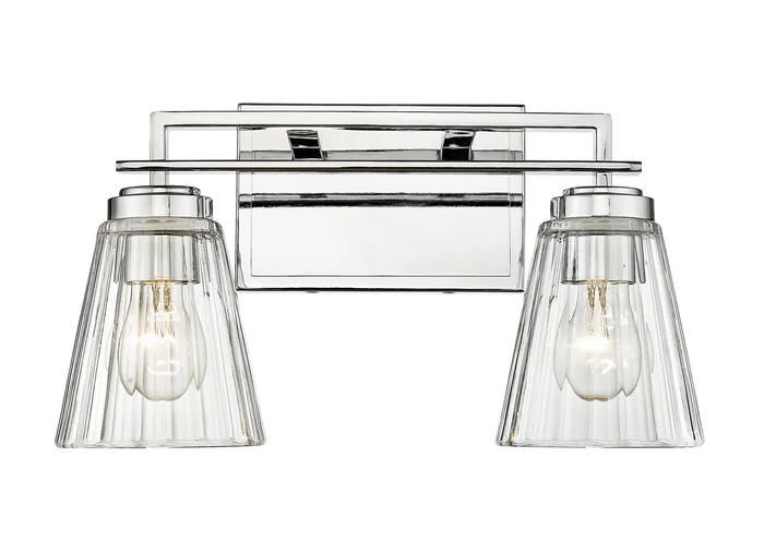 Z-Lite 823-2V-CH Lyna Two Light Vanity, Chrome