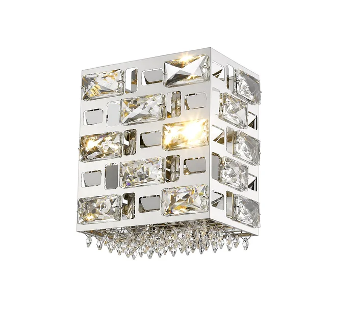 Z-Lite 912-1S-CH Aludra One Light Wall Sconce, Chrome