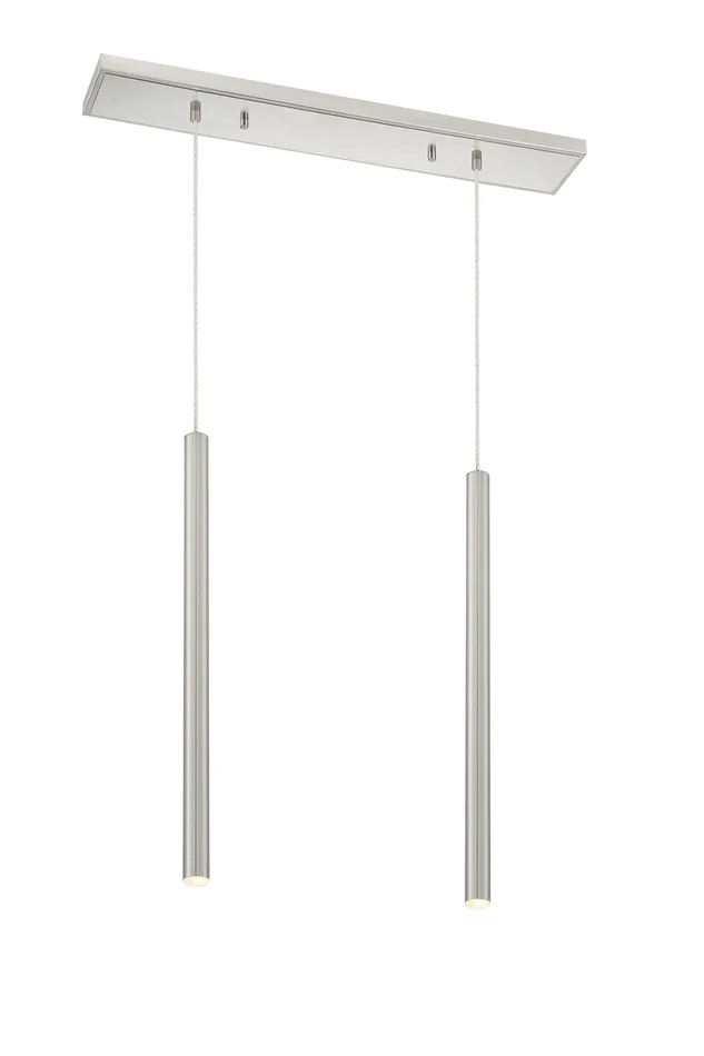Z-Lite 917MP24-BN-LED-2LBN Forest LED Island Pendant, Brushed Nickel