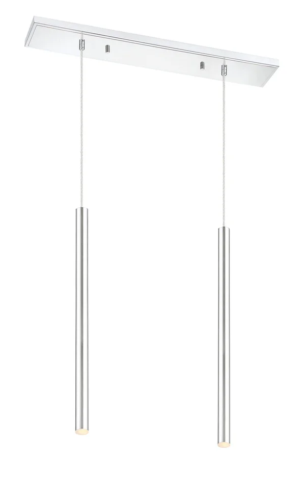 Z-Lite 917MP24-CH-LED-2LCH Forest LED Island Pendant, Chrome