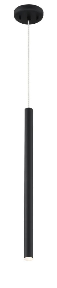 Z-Lite 917MP24-MB-LED Forest LED Mini Pendant, Matte black