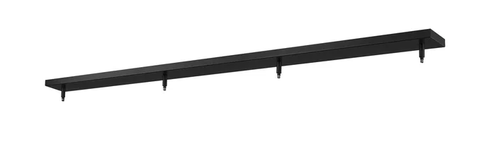 Z-Lite CP5404-MB Multi Point Canopy Four Light Ceiling Plate, Matte Black