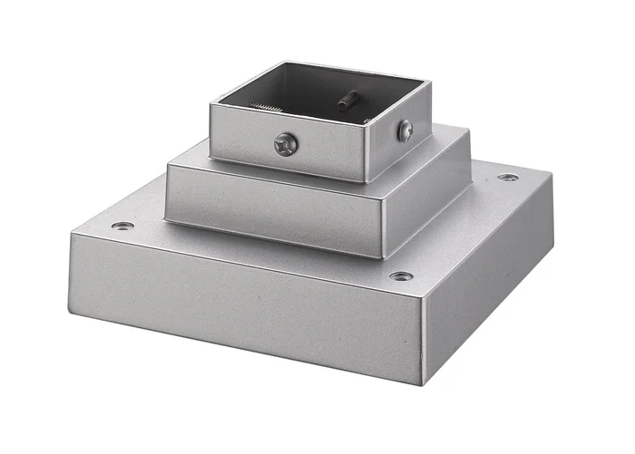 Z-Lite SQPM-SL Pier Mounts Outdoor Pier Mount, Silver