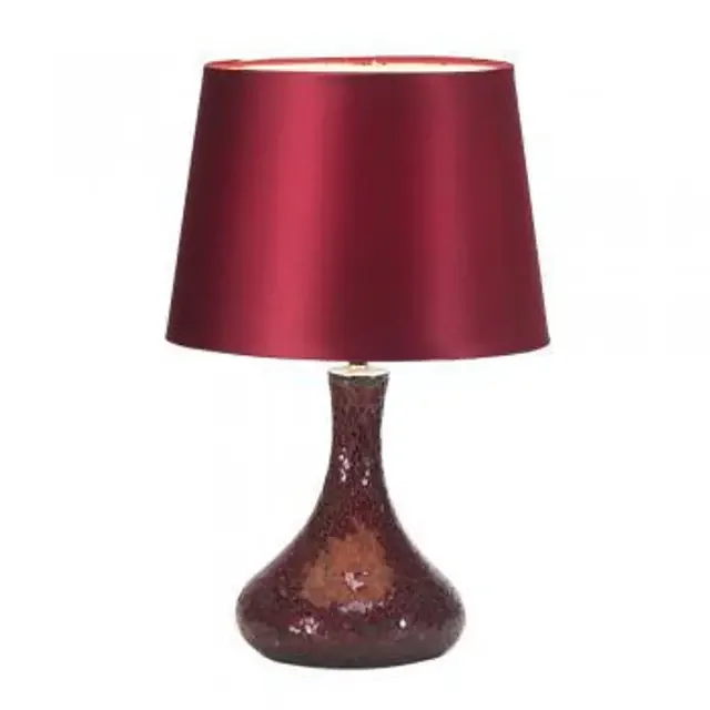 Zara Red with Shade Table Lamp