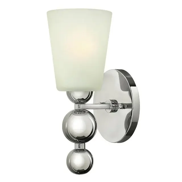 Zelda Polished Nickel Wall Light