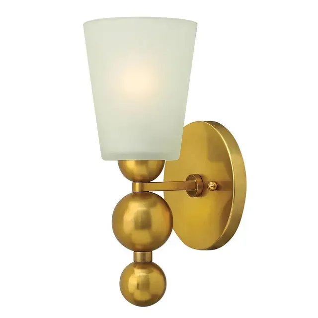 Zelda Vintage Brass Wall Light