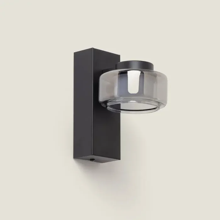 Zisna 4W Metal & Glass LED Wall Lamp for Bathrooms – Ledkia