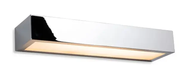 Zulu Chrome with Opal Diffuser 30cm LED IP44 Wall Light