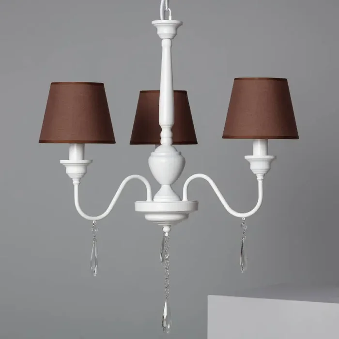 Zuri Spider Metal & Cloth Pendant Lamp – Ledkia